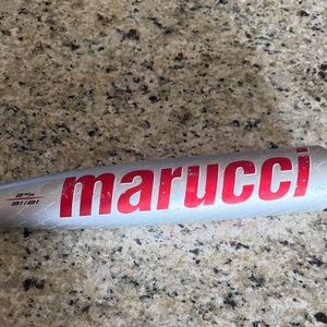 Marucci cat x 2 composite Baseball Bat in Silver and Red